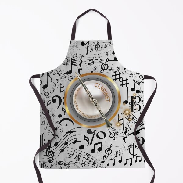 Item preview, Clarinet Music Everywhere Original Graphic Artwork designed and sold by BrightrDayMusicArt.
