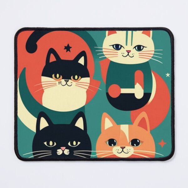Item preview, cat menagerie: Whisker Wonders, Cute Cat & Kitten Designs for Feline Fans designed and sold by T-D-R.