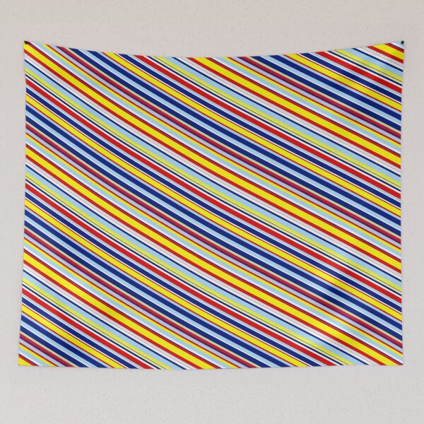 Item preview, Bright Vibrant Hues Multicolor Streaked Line Party Pattern designed and sold by Alchemy-A-La-G.
