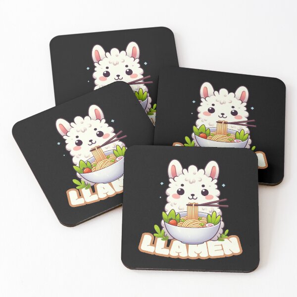 Item preview, Llamen Cute Llama Eating Ramen - Alpaca Lovers designed and sold by ArtiseGraphics.
