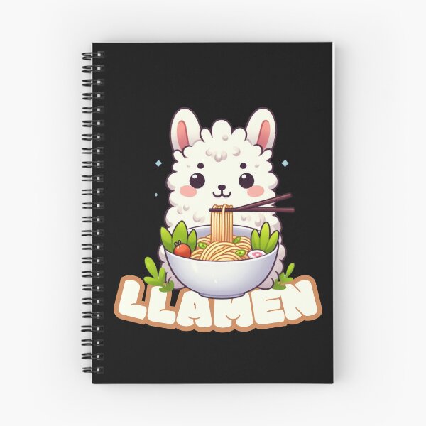 Item preview, Llamen Cute Llama Eating Ramen - Alpaca Lovers designed and sold by ArtiseGraphics.