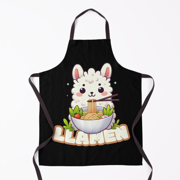 Item preview, Llamen Cute Llama Eating Ramen - Alpaca Lovers designed and sold by ArtiseGraphics.