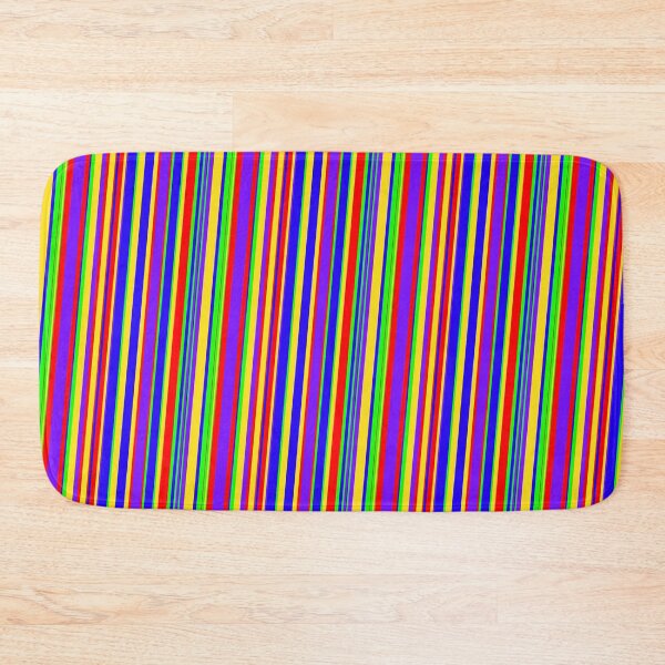 Item preview, Uplifting Rainbow Stripes Multicolor Streaked Line Party Pattern designed and sold by Alchemy-A-La-G.