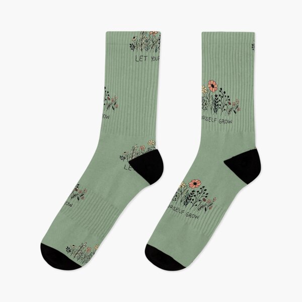 Item preview, Let Yourself Grow Neutral Wildflowers designed and sold by Pink Ribbon.