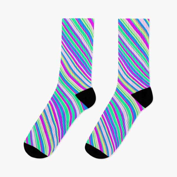 Item preview, Vibrant Rainbow Stripes Multicolor Streaked Line Party Pattern designed and sold by Alchemy-A-La-G.