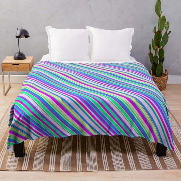 Item preview, Vibrant Rainbow Stripes Multicolor Streaked Line Party Pattern designed and sold by Alchemy-A-La-G.