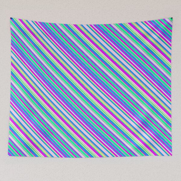 Item preview, Vibrant Rainbow Stripes Multicolor Streaked Line Party Pattern designed and sold by Alchemy-A-La-G.
