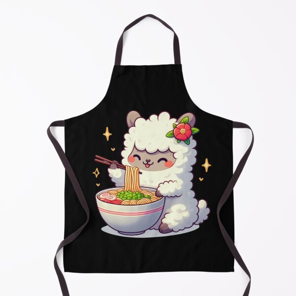 Item preview, Llamen Cute Llama Eating Ramen - Alpaca Lovers designed and sold by ArtiseGraphics.