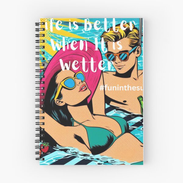 Item preview, Life is Better When It is Wetter- Pop Art Poolside Fun in the Sun designed and sold by Wolvescreate.