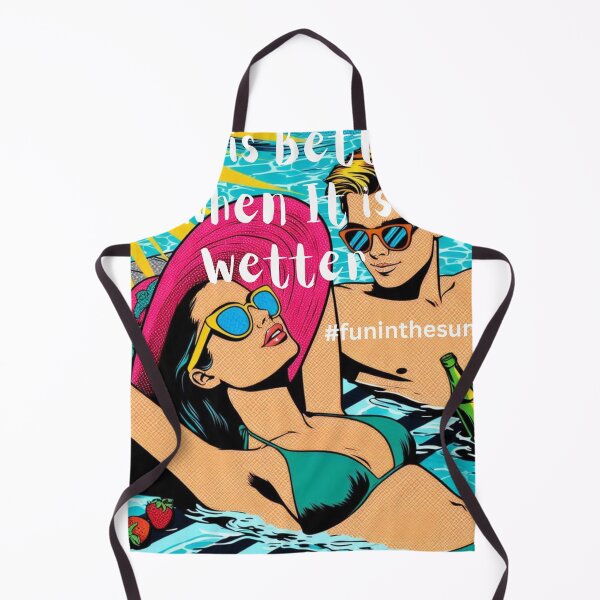 Item preview, Life is Better When It is Wetter- Pop Art Poolside Fun in the Sun designed and sold by Wolvescreate.