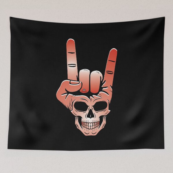 Item preview, Rock and roll Skull designed and sold by studioss76.