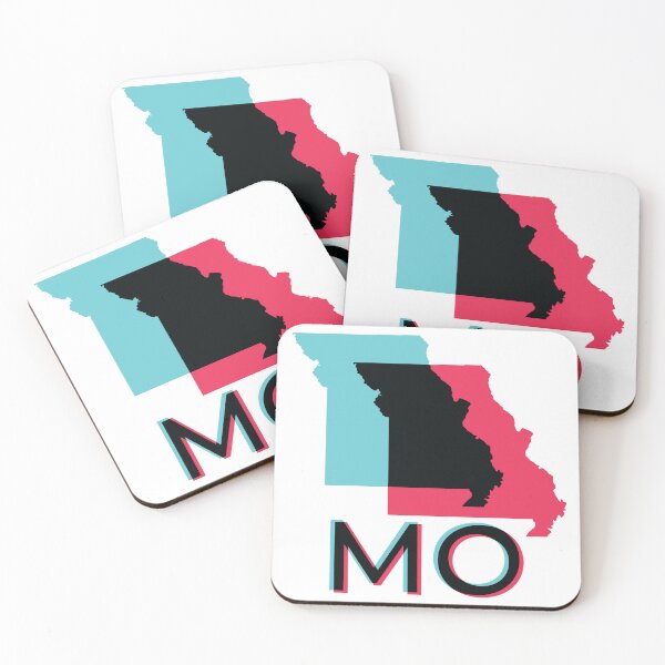 Item preview, Unlock Missouri's Magic: Explore the Map Design Inspired by Modern Style! MISSOURI GLITCH DESIGN designed and sold by pelagio.