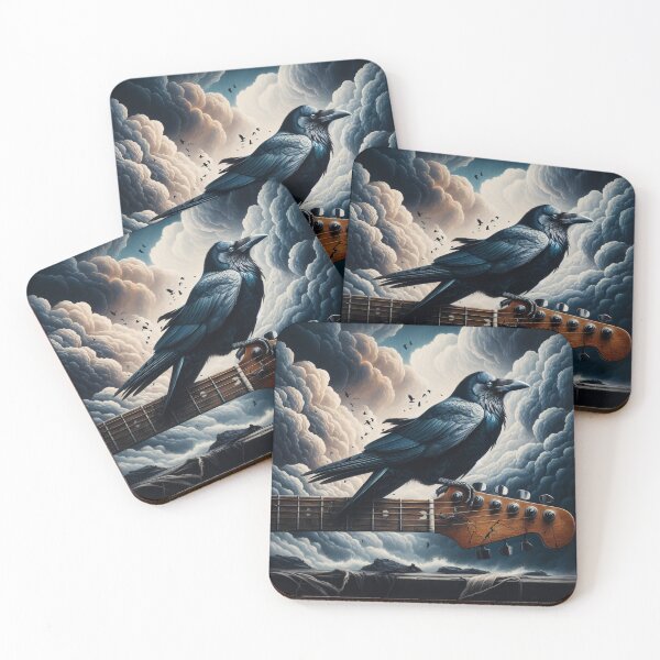 Item preview, Crow & Guitar designed and sold by sparsonboutique.