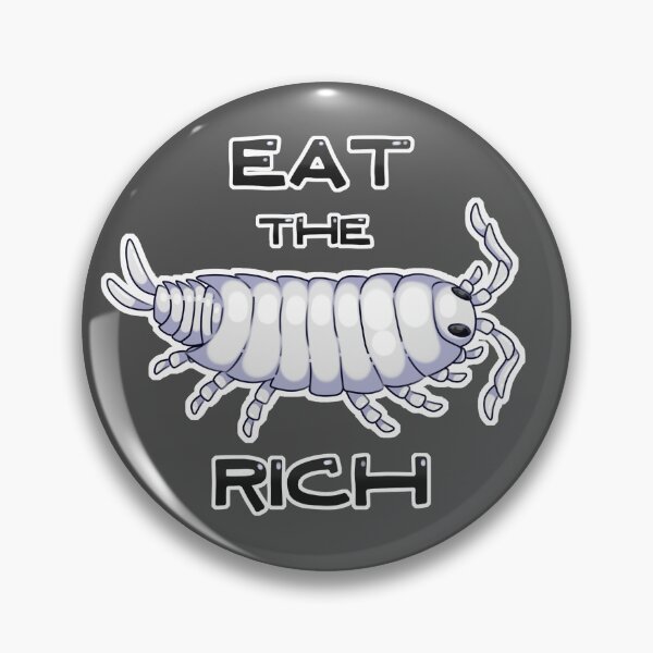 Artikelvorschau, Iss die Reichen – Porcellio Laevis „Crystal White“ entworfen und verkauft von Chlorophylia.
