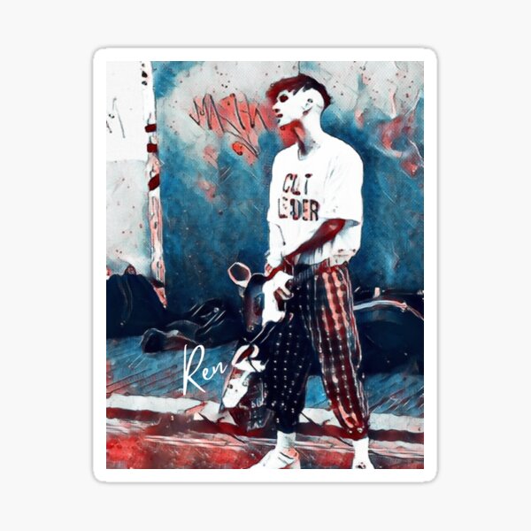 Vista previa del artículo con la obra «Hola Ren Gill Ren Busking Brighton Renegade Merchandising Hi Ren Gill Letras Merchandising Camiseta Rap Music Ren Fan Busking Reino Unido», diseñado y vendido por UTurnMerch.