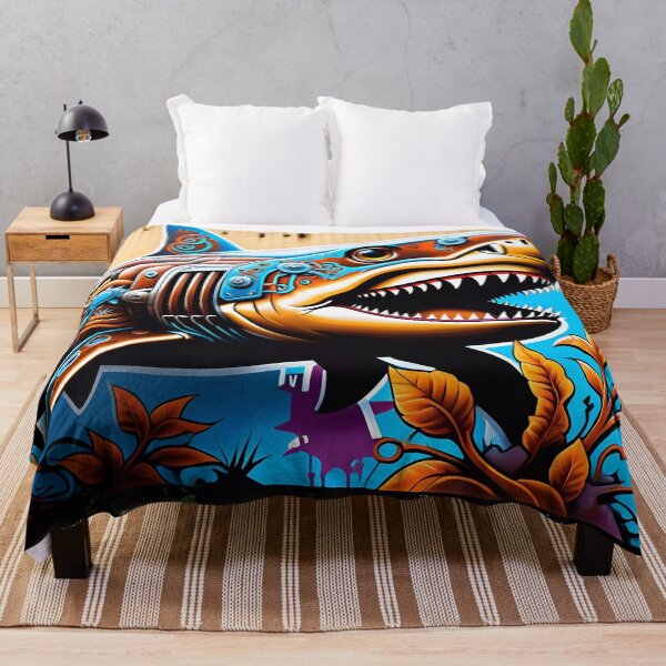 Item preview, Rusted Robot Shark Graffiti Art designed and sold by TheArtOfPat.