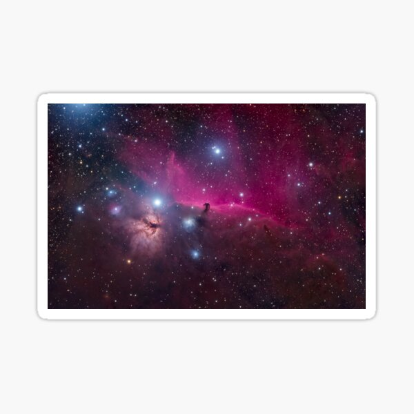 Item preview, Flame and Horsehead Nebula designed and sold by Simon and Vivek Astrophotography.