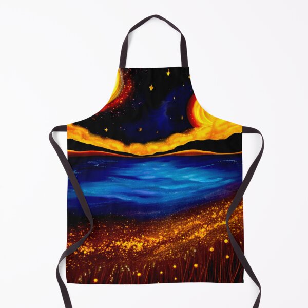 Item preview, Cosmic Whirl: A Starry Dance Above the Golden Meadow designed and sold by Highlandkings.