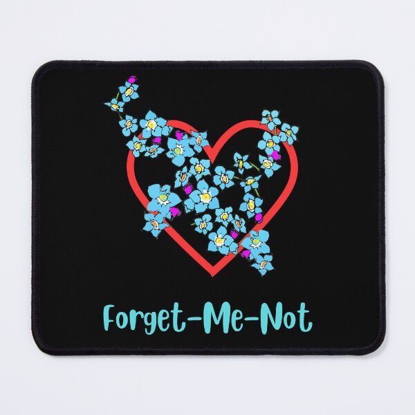 Item preview, Forget-me-not flower heart romantic flower blossoming designed and sold by Artstastic.