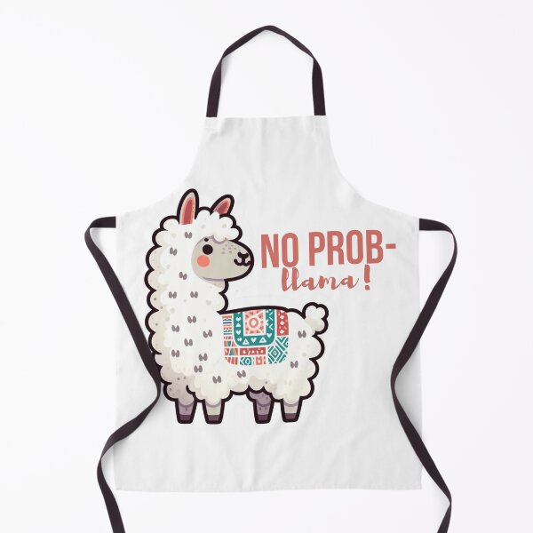 Item preview, No Prob Llama, Cute Llama Custome For Llama Lovers designed and sold by ArtiseGraphics.