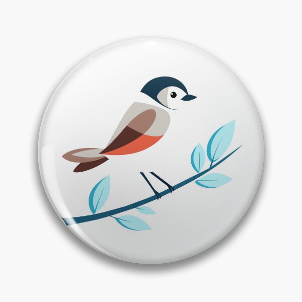 Item preview, Minimalist Petite Chickadee Depiction designed and sold by omerfdln34.
