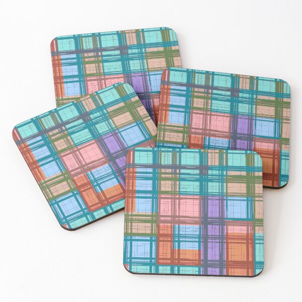 Item preview, Colorful  Plaid Rainbow Seamless Repeating Pattern designed and sold by Sharon Schwalbe.