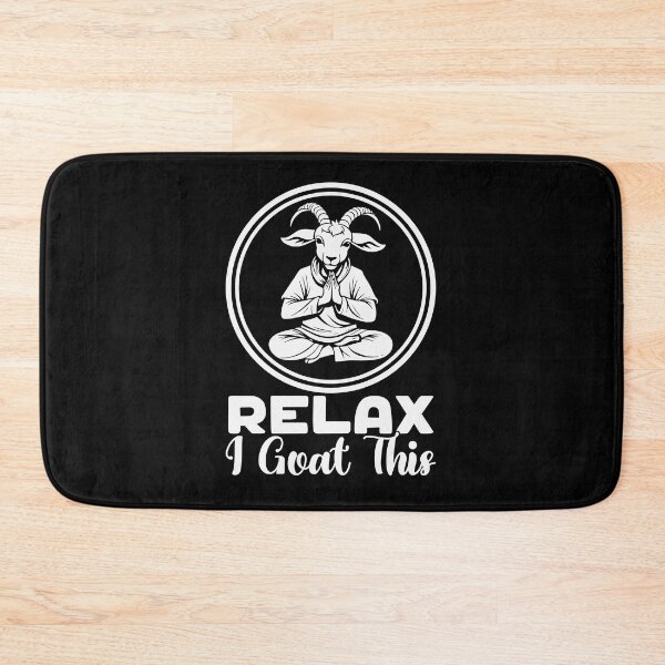 Item preview, Relax I Goat This Yoga Pose Namaste Spiritual Meditation Fan designed and sold by GravitiTees.