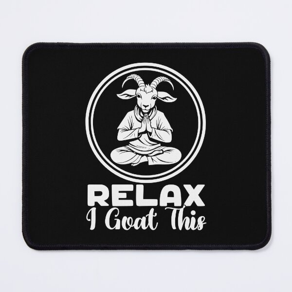 Item preview, Relax I Goat This Yoga Pose Namaste Spiritual Meditation Fan designed and sold by GravitiTees.