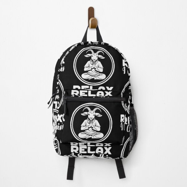 Item preview, Relax I Goat This Yoga Pose Namaste Spiritual Meditation Fan designed and sold by GravitiTees.