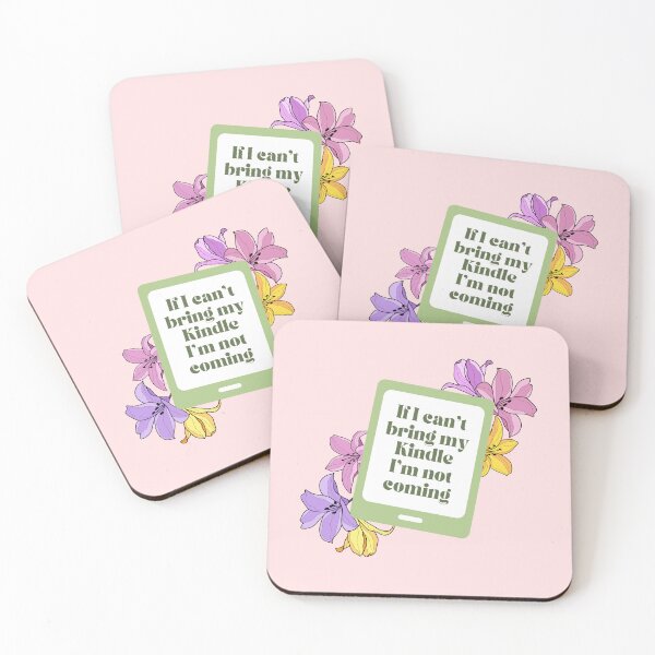 Item preview, If I can't bring my Kindle I'm not coming - Floral Kindle designed and sold by Neadoodles.