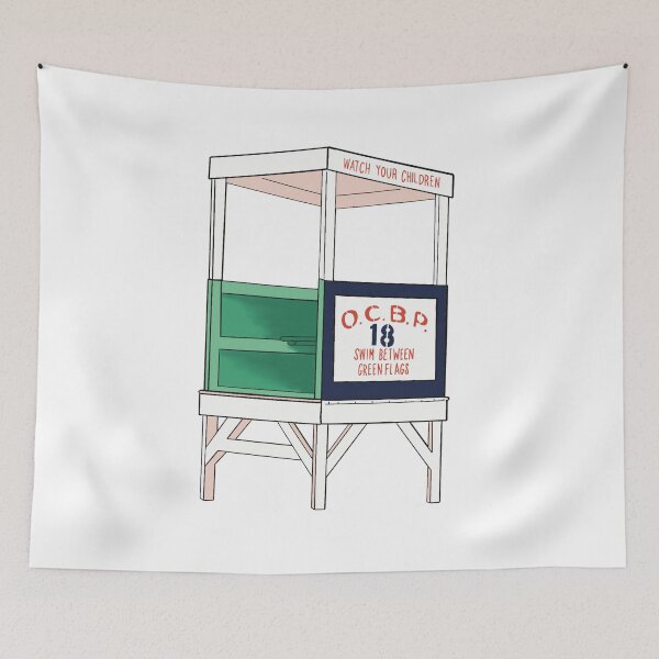 Item preview, OCNJ Lifeguard Shack designed and sold by aestheticFYV.
