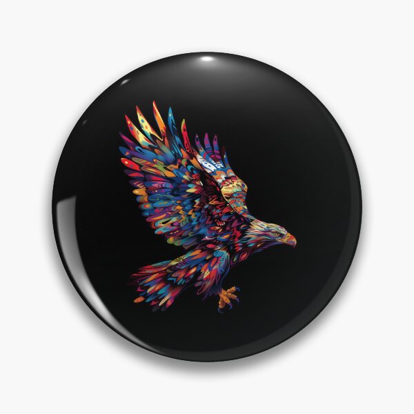 Item preview, Psychedelic Eagle designed and sold by SmallOwlDesign.