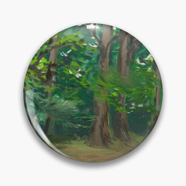 Item preview, Forest Landscape Impressionist Painting designed and sold by ArtByErinSmith.