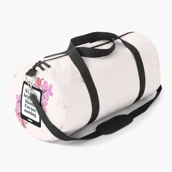 Item preview, If I can't bring my Kindle I'm not coming - Pastel Pink Floral Kindle designed and sold by Neadoodles.