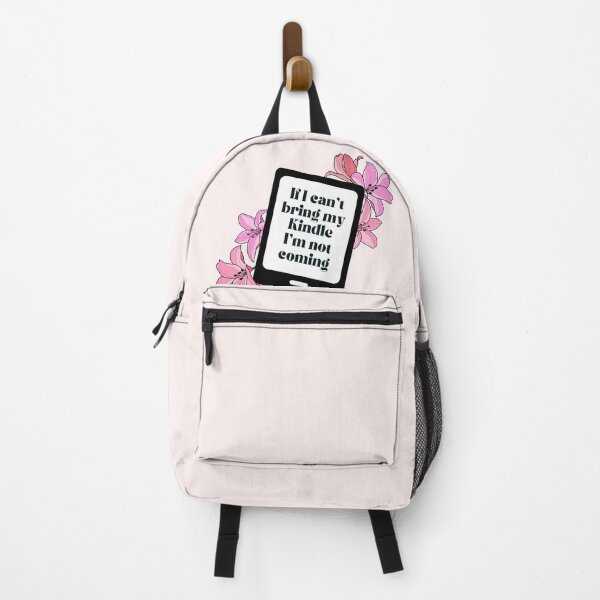 Item preview, If I can't bring my Kindle I'm not coming - Pastel Pink Floral Kindle designed and sold by Neadoodles.