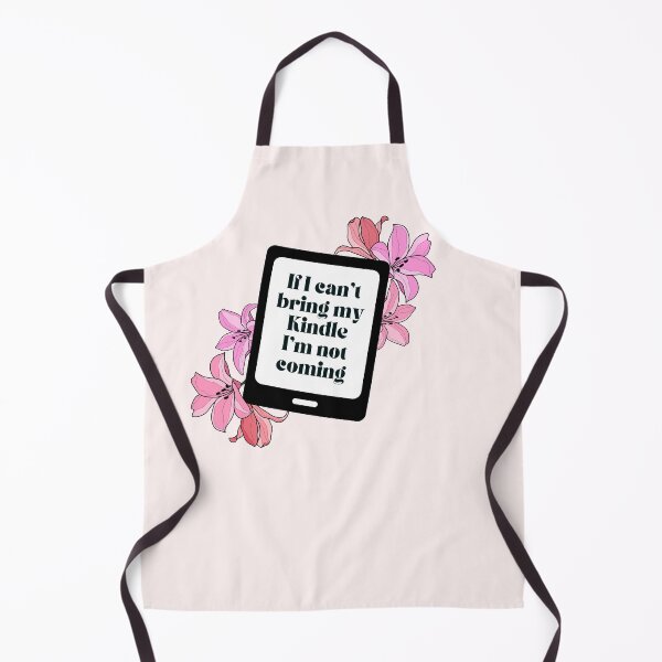 Item preview, If I can't bring my Kindle I'm not coming - Pastel Pink Floral Kindle designed and sold by Neadoodles.