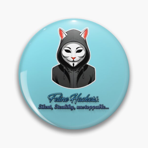 Item preview, Feline hackers, cat hackers, silent, stealthy, unstoppable... designed and sold by PrintPlanetGo.