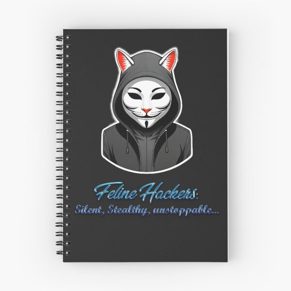 Item preview, Feline hackers, cat hackers, silent, stealthy, unstoppable... designed and sold by PrintPlanetGo.
