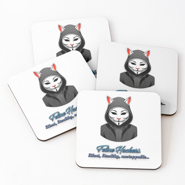 Item preview, Feline hackers, cat hackers, silent, stealthy, unstoppable... designed and sold by PrintPlanetGo.