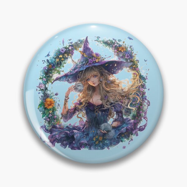 Item preview, Little Blue Witch Winding Gossimer Threads designed and sold by ANotiontoKnit.