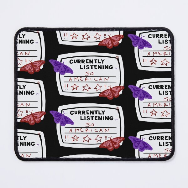 Item preview, Currently Listening to So American Composition Notebook Sticker designed and sold by notastranger.
