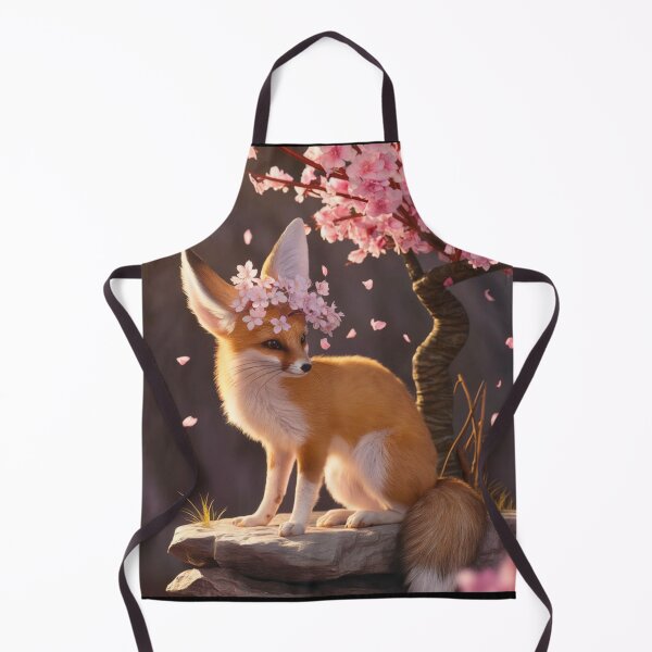 Artikelvorschau, Fuchs-Porträt. Fennek, Kirschblüte, Fantasiefuchs, wunderlicher Fuchs entworfen und verkauft von FoxVibes.
