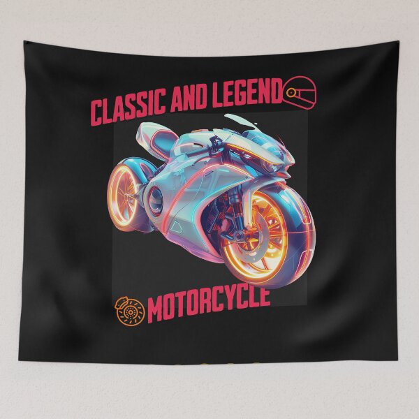 Item preview, Digital Nostalgia: Relive Your Memories with Classic Motorcycle Art designed and sold by Artedig.