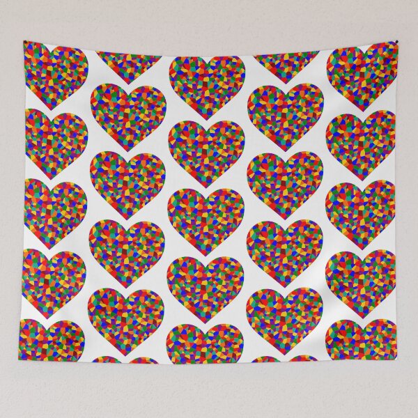 Item preview, Voronoi Patchwork Heart designed and sold by loganferret.