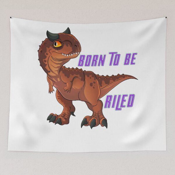 Item preview, Born to be Riled Adorable Dinosaur Nature Animals Graphic  designed and sold by socialarmour.