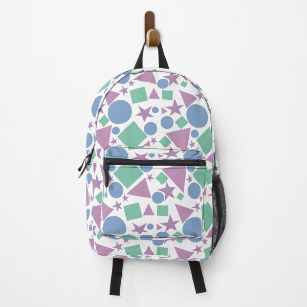 Item preview, Fun With Geometric Shapes Purple and Green designed and sold by shannondoucette.