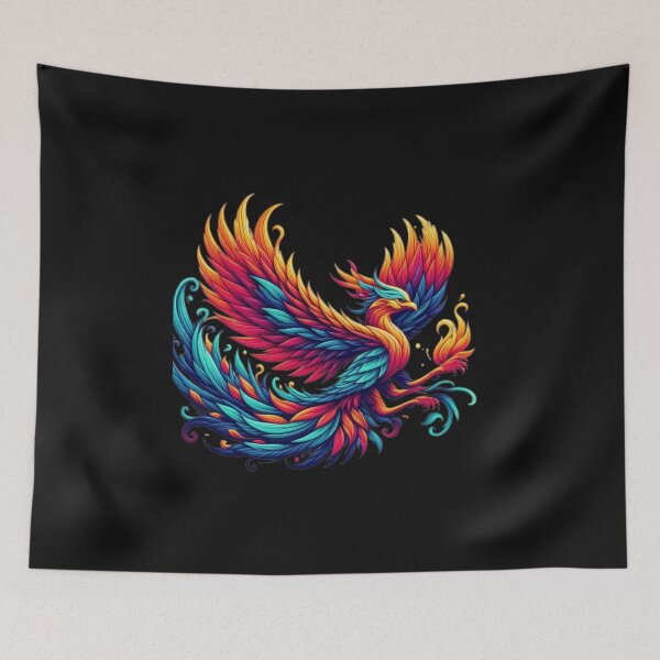 Item preview, Flame of Renewal: The Multicolored Majesty of the Phoenix designed and sold by FreedomFrames.