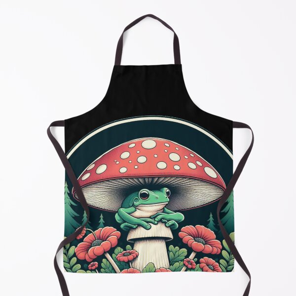 Item preview, frog with mushrooms designed and sold by Anime9122.