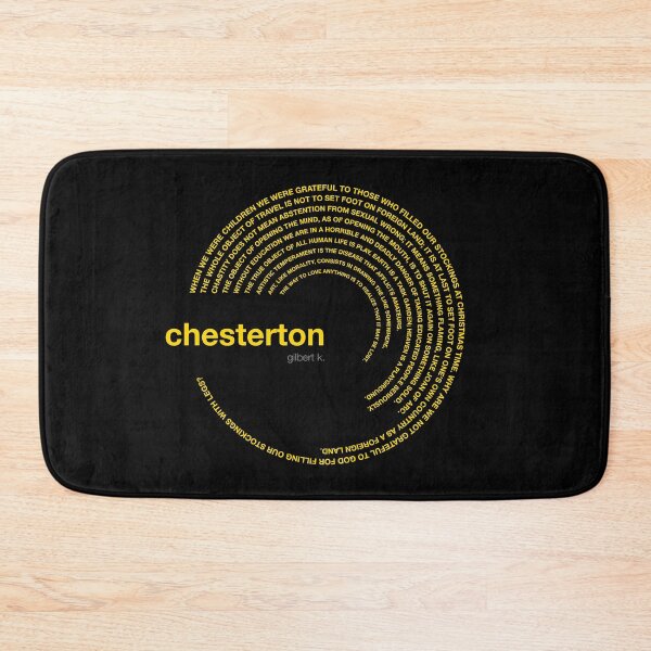 Item preview, Gilbert k. Chesterton famous quotes poster [gold] designed and sold by CMYKStudio.