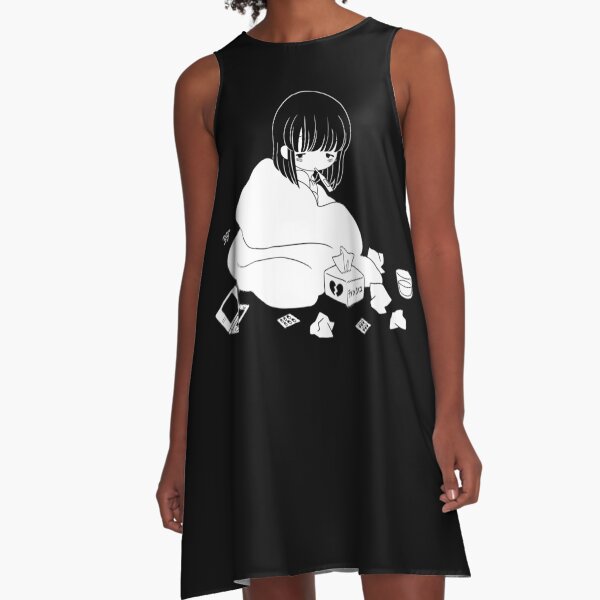 Aperçu de l'œuvre aime la grippe ♥ noir et blanc créée et vendue par littlesister39c.